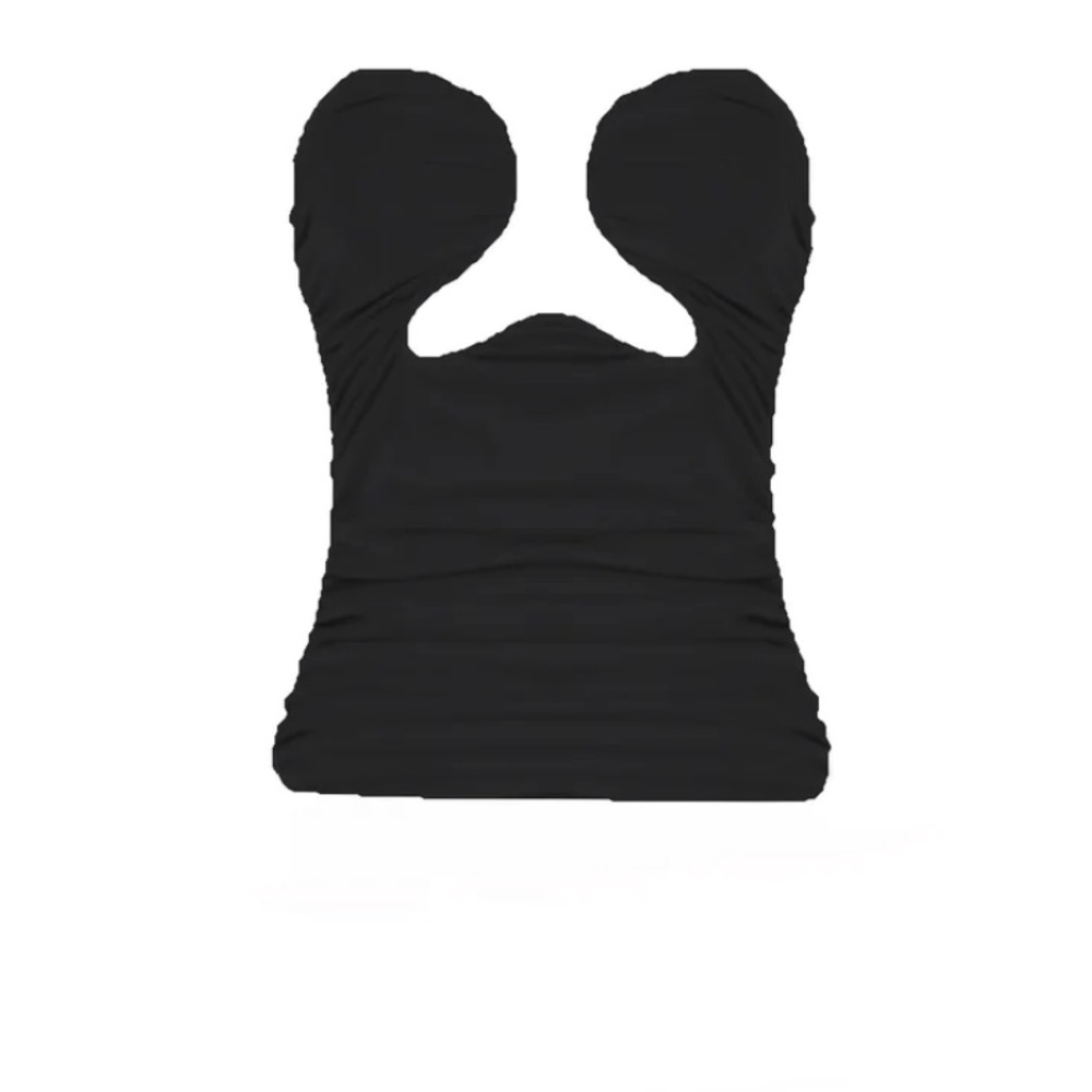 Welcome to the love club the heart top in black size M/L